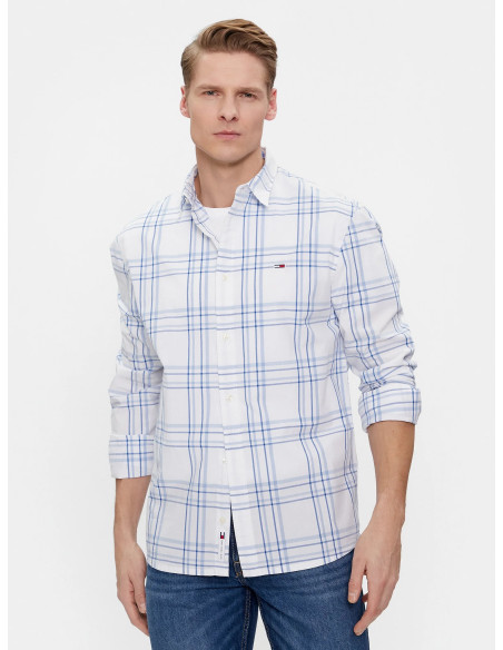 Tommy Jeans - TJM REG POPLIN CHECK SHIRT