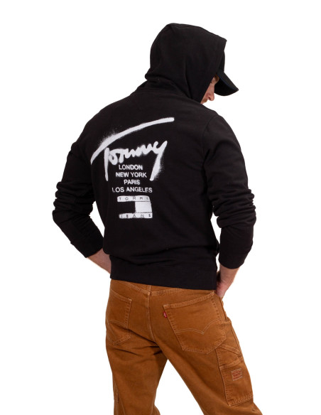 Tommy Jeans - TJM REG TOMMY SPRAY PAINT HOODIE