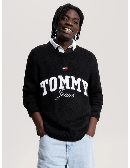 Tommy Jeans - TJM RLX NEW VARSITY SWEATER