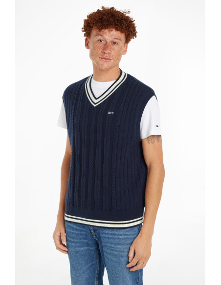 Tommy Jeans - TJU FINE CABLE VEST