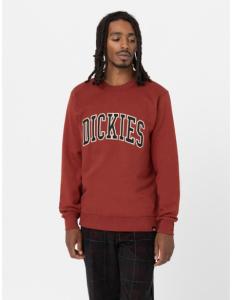 Dickies - AITKIN SWEATSHIRT GREY/FIRED BRICK