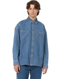 Dickies - HOUSTON LS SHIRT CLASSIC BLUE