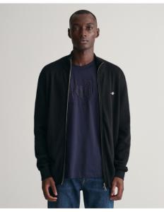 Gant - CASUAL COTTON ZIP CARDIGAN