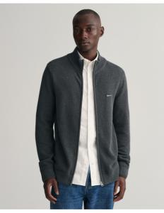 Gant - COTTON PIQUE ZIP CARDIGAN