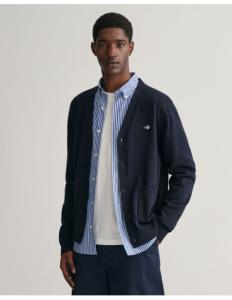 Gant - Classic Cotton V-Neck Cardigan