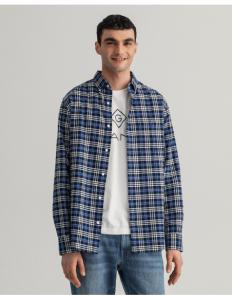 Gant - D1. REG BRUSHED OXF CHECK BD