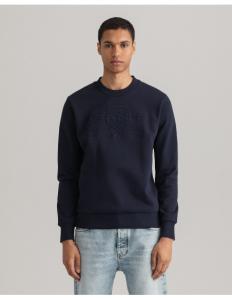 Gant - D1. TONAL ARCHIVE SHIELD C-NECK