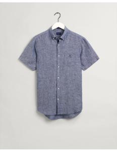 Gant - D2. REG LINEN SHIRT SS BD