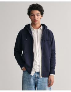 Gant - EMBOSSED FULL ZIP HOODIE