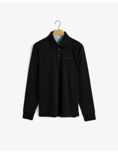 Gant - GANT MERCERIZED LS JERSEY RUGGER POLO SHIRT