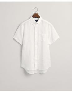 Gant - GANT Regular Fit Linen Short Sleeve Shirt