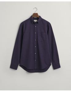 Gant - Regular Fit Jaspé Yarn Gingham Shirt