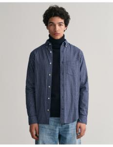 Gant - Regular Fit Jaspé Yarn Gingham Shirt