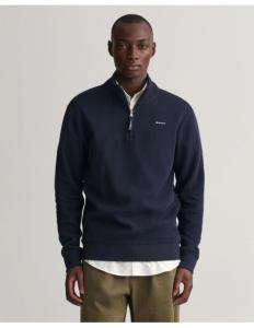 Gant - WAFFLE TEXTURE HALF ZIP