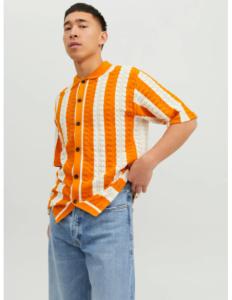 Jack &amp; Jones - JORBELMONT SS KNITTED SHIRT