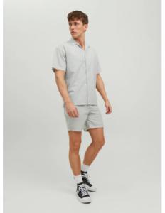 Jack &amp; Jones - JORPALMA SEERSUCKER SHIRT SS SN