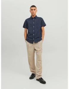 Jack &amp; Jones - JORTULUM LINEN SHIRT SS