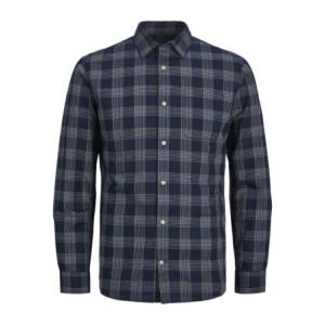 Jack &amp; Jones - JPRBLUSUMMER LINEN CHECK SHIRT L/S