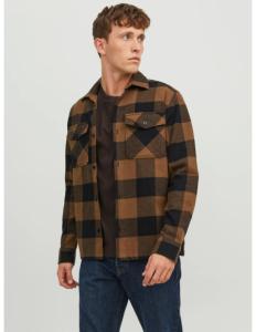 Jack &amp; Jones - JPRROY CHECK OVERSHIRT L/S SN