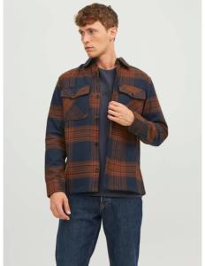 Jack &amp; Jones - JPRROY CHECK OVERSHIRT L/S SN