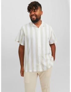 Jack &amp; Jones - JPRSUMMER STRIPE RESORT SHIRT S/S PS