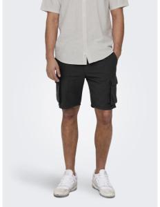 ONLY & SONS - ONSSINUS CARGO 0007 COT LIN SHORTS