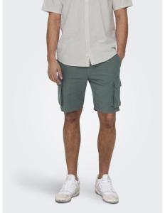 ONLY & SONS - ONSSINUS CARGO 0007 COT LIN SHORTS