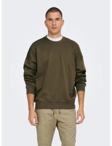 ONLY &amp; SONS - ONSCERES VINTAGE FIT CREW NECK SWEAT