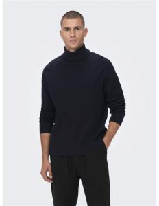 ONLY &amp; SONS - ONSPHIL REG 12 STRUC ROLL NECK KNIT NOOS