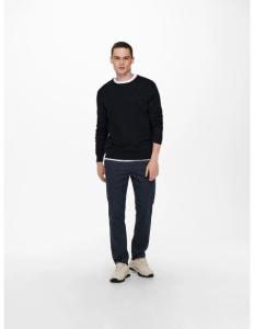 ONLY &amp; SONS - ONSWYLER LIFE REG 14 LS CREW KNIT NOOS