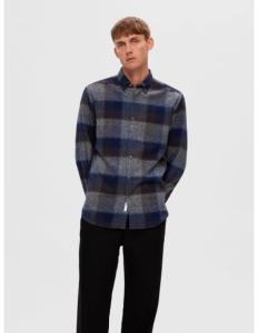 SELECTED HOMME - SLHREGROBIN-FLANNEL CHECK SHIRT W