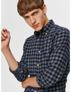 SELECTED HOMME - SLHSLIMFLANNEL SHIRT LS