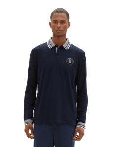 Tom Tailor - Detailed Longsleeve Polo Shirt