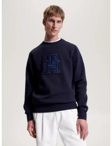 Tommy Hilfiger - MONOGRAM APPLIQUE CREWNECK