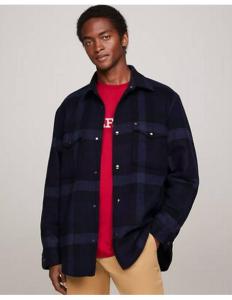 Tommy Hilfiger - WOOL BLEND CHECK OVERSHIRT