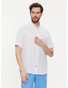 Tommy Hilfiger - W CL CO LINEN SOLID RF SHIRT S/S