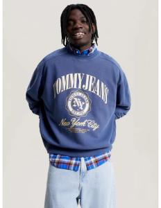 Tommy Jeans - TJM BOXY LUXE VARSITY CREW