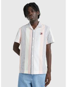 Tommy Jeans - TJM CLSC LINEN MINI STRIPE SHIRT