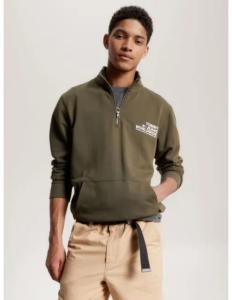 Tommy Jeans - TJM REG ENTRY GRAPHIC HALF-ZIP