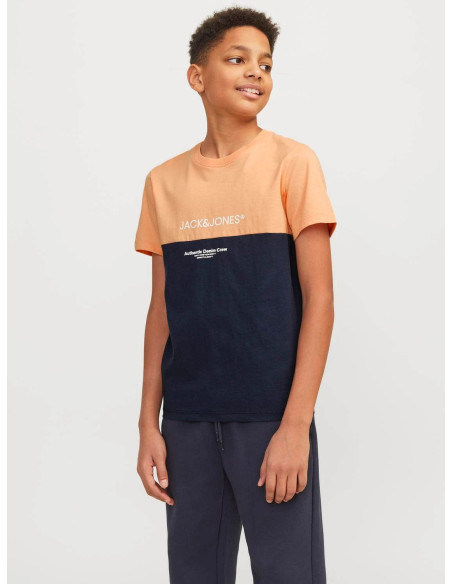 Jack & Jones - JJERYDER BLOCKING TEE SS SN JNR