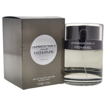 Unpredictable Pour Homme by Glenn Perri for Men  3.4 oz EDT Spray