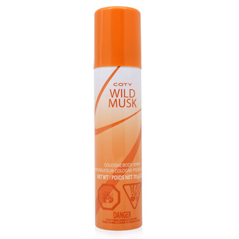 Wild Musk  Coty Body Spray 2.5 oz 70 ml W
