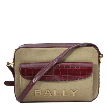 Bar Daniel Embossed Leather Crossbody Bag