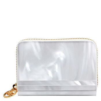 Barbara Marble Resin Coin Purse  Optic White