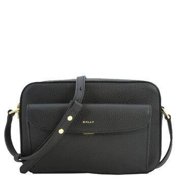 Black Bar Daniel LogoPrint Crossbody Bag