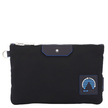 Black Blue Nylon Spirit Small Pouch