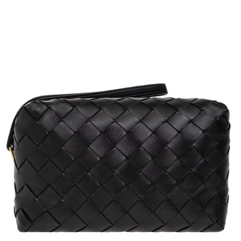 Black Intrecciato Beauty Case