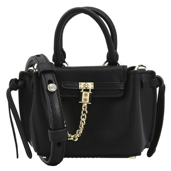 Black Leather Hamilton Legacy Micro Belted Crossbody