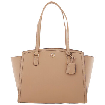 Camel Leather Large Chantal Tote Bag