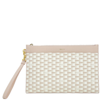 Dusty Petal Monogram Pennant Clutch